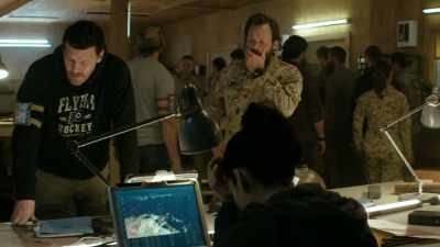 Oh, here we go with
another Hayes three-pointer. - SEAL Team
