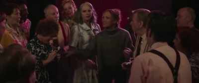 Oh, here she is. Okay,
guys, it's show time. - Finding Your Feet
