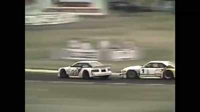 Oh, here's
a little action in turn nine. - Uppity: The Willy T. Ribbs Story