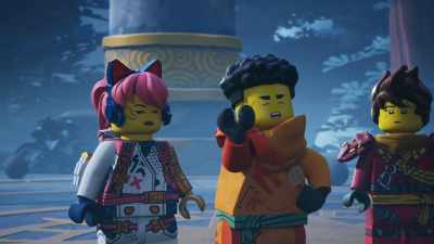 Oh, he's evil, all right.
Hundred percent. - LEGO Ninjago: Dragons Rising