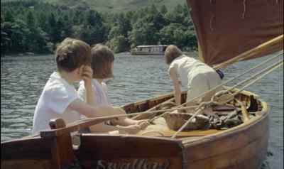 Oh, he's writing. - Swallows and Amazons