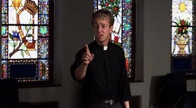 Oh hey hey wait a minute No you listen to me - Keeping the Faith