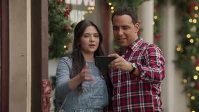 -Oh, hey. I'm here.
-Hey, why don't you go in - A Christmas Open House