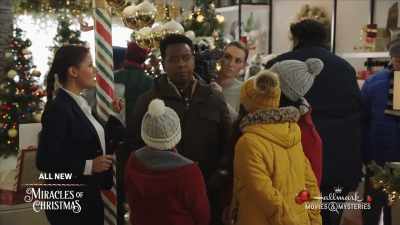 Oh! Hi, Cullen. Don't your trees
look great in here? - Project Christmas Wish