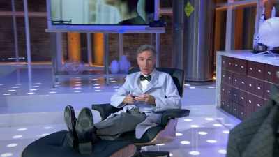 Oh, hi. Hi, I got caught up - Bill Nye Saves the World