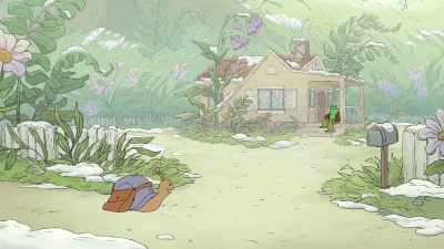 Oh, hi there, Frog.What are you waiting for? - Frog and Toad