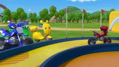 - Oh... How long do we have
to keep pretending this is fun? - Ricky Zoom