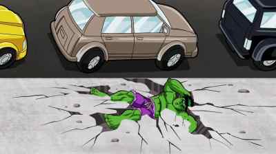 Oh! Hulk crashed. - The Super Hero Squad Show