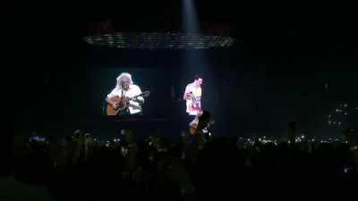 ♪ Oh, hurry back, hurry back - The Show Must Go On: The Queen + Adam Lambert Story