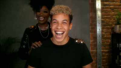 -Oh, I am so happy.
-[laughs] - Glow Up: Britain's Next Make-Up Star