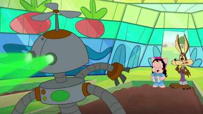 Oh, I can almost taste
that veggie soup now. - Bugs Bunny Builders