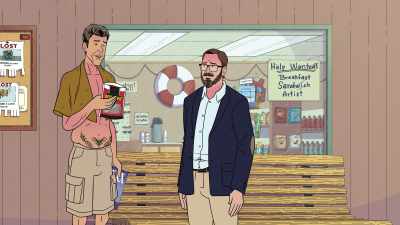Oh, but I did forget to pay
for this beef jerky, - Dicktown