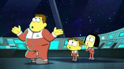 Oh, I don't know. Let
me consult my fun meter! - Big City Greens the Movie: Spacecation