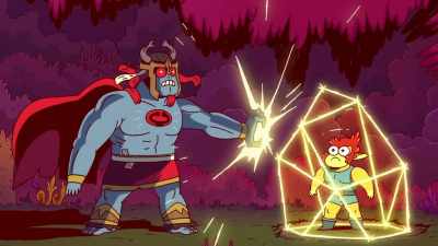 Oh, I don't know.
Maybe... [yells] - ThunderCats Roar