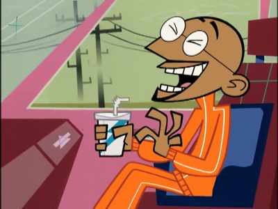 -Oh, I have people to do that.
-You sit your ass down - Clone High