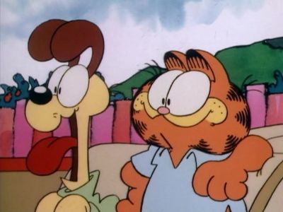 Oh I knew it would be playing that music - Garfield in Paradise