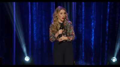 "Oh, I know he was a monster to me,
but she does this..." - Katherine Ryan: Glitter Room
