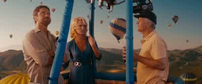 Oh I know I got a great ideaWhy don't we pass the time with you telling mehow much fun you and Colin had having sex in Los AngelesI broke up with Colin in Los Angeles you jackassOn our left you'll see the High SierrasWhat Oh yeah That's got your - The Ugly Truth