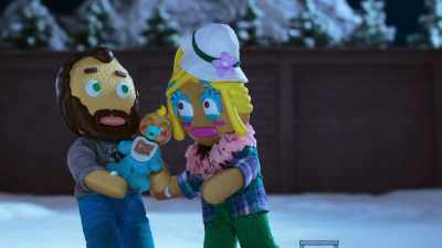 -Oh! I missed you!
-Really? - Santa Inc.