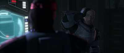 Oh! I must've hit my head in the crash.
Ow. - Star Wars: The Bad Batch