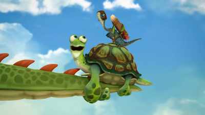 Oh. I thought the jetpack
would be too hard for you. - Gigantosaurus