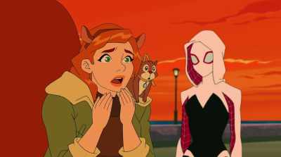 -Oh, I wish I was more like you.
-(CHITTERS) - Marvel Rising: Operation Shuri