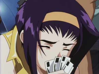 Oh, I wonder if all this time, - Cowboy Bebop