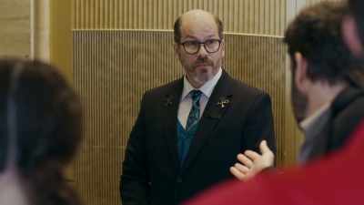Oh, I'm afraid
I couldn't possibly divulge - The Groomsmen: First Look