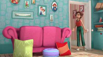 Oh! I'm afraid you need to stop
playing sofa fort. - The Adventures of Paddington