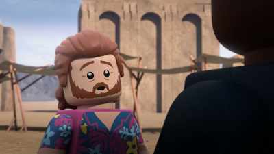 Oh, I'm getting too old
for that sort of thing. - Lego Star Wars Summer Vacation