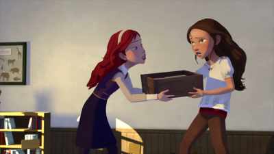 -Oh! I'm just trying to help you.
-[both grunting] - Spirit: Riding Free
