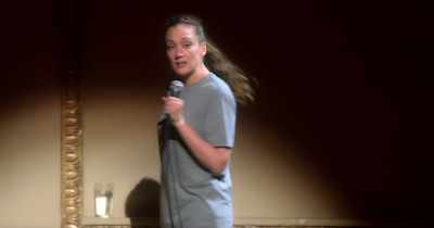 Oh, I'm running away. - Jacqueline Novak: Get on Your Knees