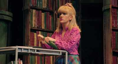 - Oh, in fact I'm
intimidated by any person - The Toxic Avenger: The Musical