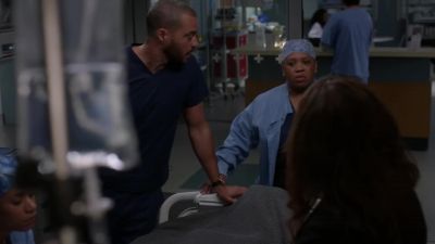 Oh. Is he, uh... doing o... - Grey's Anatomy