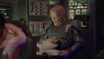 - Oh, this is interesting.
- What? - Red Dwarf: The Promised Land