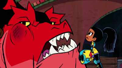 Oh,
it's actually quite interesting, - Marvel's Moon Girl and Devil Dinosaur