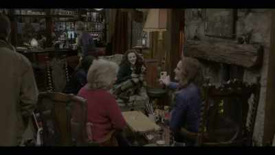 - Oh, it's hard when they move away.
- It's harder when they move back in. - A Castle for Christmas