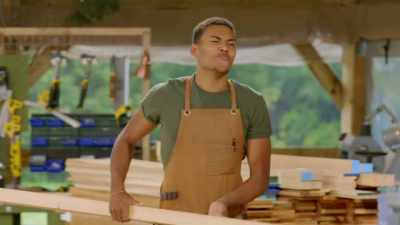 Oh, it's heavy already, - Handmade: Britain's Best Woodworker