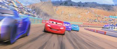 Oh, it's Jackson storm for the win a huge upset. - Cars 3