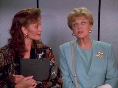 Oh, it's nice to see they're
putting surveillance cameras - Murder, She Wrote