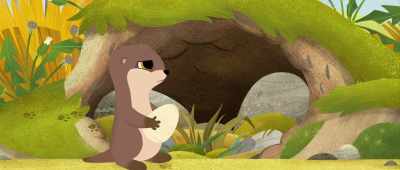 Oh, it's not a rock.
It's an egg. - Puffin Rock and the New Friends