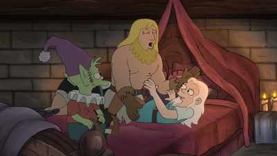 Oh, it's not healthy to store that.
Would you like to lie down? - Disenchantment