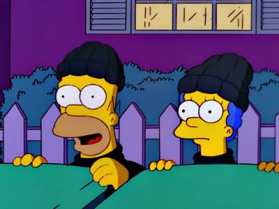Oh. It's only the milkman. - The Simpsons