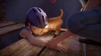 Oh, it's really dark in here.
And high. And dark. - Barbie & Her Sisters in the Great Puppy Adventure