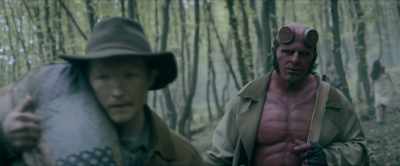 Oh, it's my sins that done it.
He's my burden to carry. - Hellboy: The Crooked Man