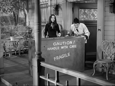 Oh, it's my surprise
for Cousin Itt. - The Addams Family