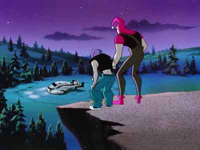 Oh! It's the UFO. - Batman Beyond