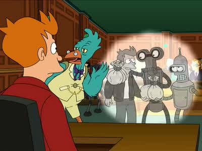 And the other hamburger will also be made of your lungs. - Futurama