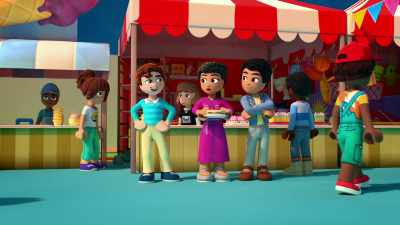 Oh ! Je vous avais dit quoi ?
Excellent, pas vrai ? - Lego Friends: The Next Chapter: New Beginnings