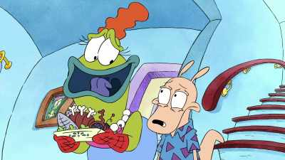 Oh, just that his life is crumbling - Rocko's Modern Life: Static Cling